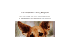 Desktop Screenshot of muscatdogadoption.com